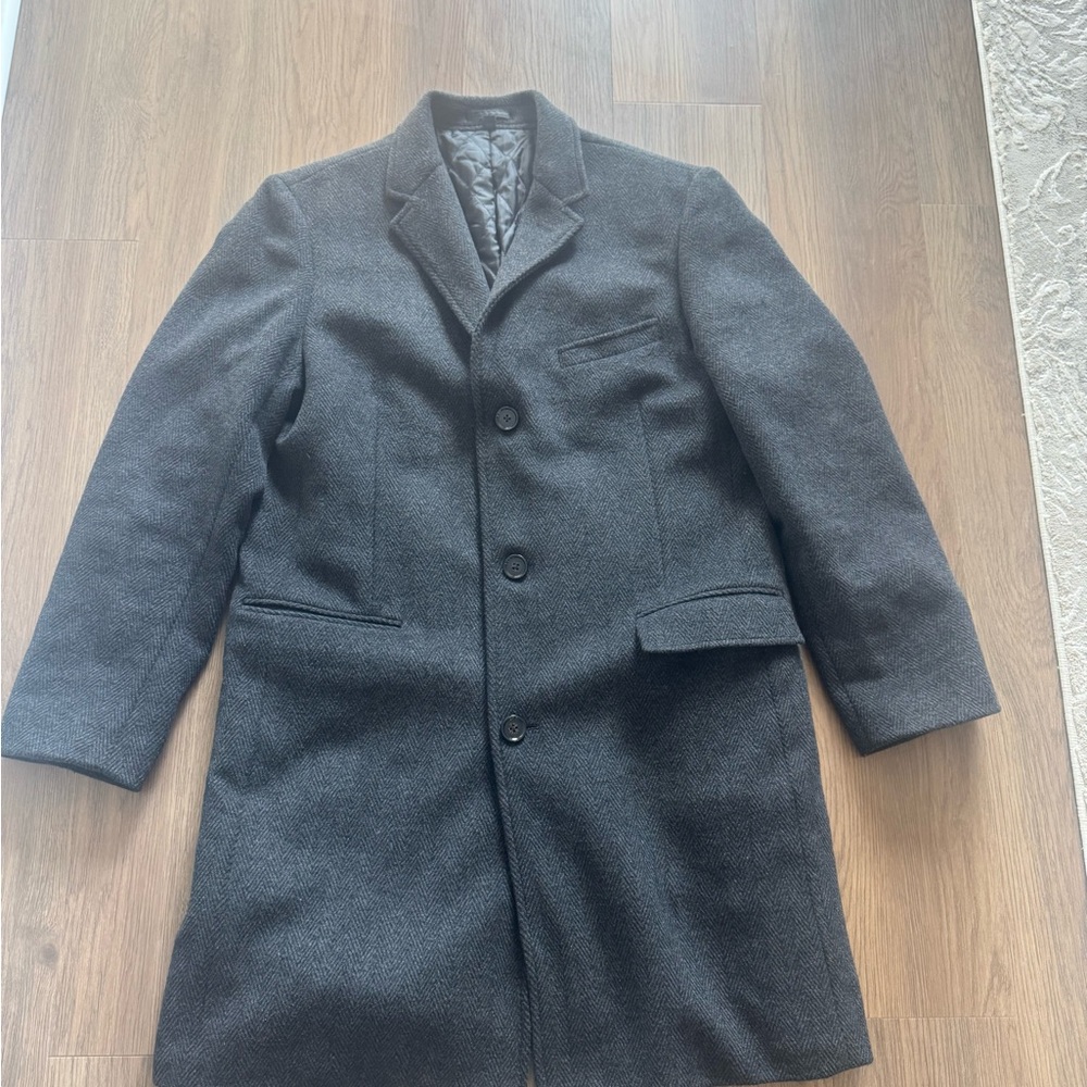 J. Crew Charcoal Trench Coat size 46